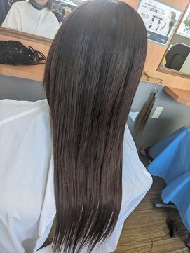 美容室ポケット エクステプルエクステバレーヤージュハイライトダブルカラー