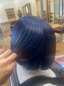 ゴーシェン 津田沼本店(Goshen) ネイビーブルーボブ