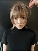 【mix】ミックスカラー_ハイライトカラー_ローライト_ウルフ