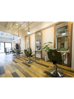 『みんなが自然と集まるようなお店』をイメージした、家族で通えるアットホームサロン《Hair Parks》♪