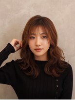 アース 元住吉店(EARTH)&nbsp;★小顔カット薄めバングシアーカラーウェーブパーマ美髪前髪