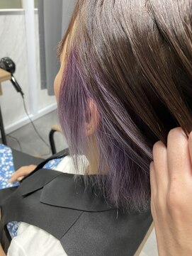 テーラヘアー 四街道店(TELA HAIR) インナーパープル