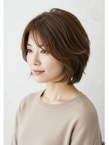 ノア 北浦和店(Noa)&nbsp;大人女性に似合うショート/ナチュラルスタイル/白髪染め