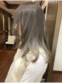 ブリーチなしダブルカラーモカオリーブ