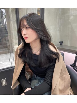 ザ パス 大名店(the path) 盛れる透明感カラー+大人レイヤーカット