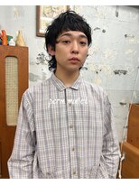 ドラマ(Dorama.) men's mullet style