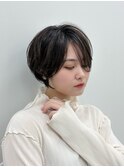 横顔美人ショート　熊本くびれショート　丸みショート　右田莉奈
