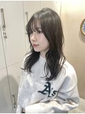 レイヤーカット  レイヤー　デジタルパーマ　コテ巻き風パーマ