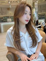 グランド(GRAND)&nbsp;セミロング30代40代ストレートレイヤー前髪なし前髪あり表参道