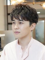 ショートシャドウパーマ/フェザー/毛流れ/緩め/ショートパーマ