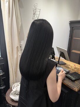 シアー 大阪梅田(SHEER.) 髪質改善カラー×暗髪ヘア【大阪梅田,中崎町美容室】