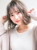 ロンド ルージュ 銀座店(Lond rouge) 【米倉和寿】シースルーバングとの相性抜群 ふんわりボブ