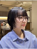 ショートウルフ/レイヤーウルフカット/顔まわりレイヤーカット