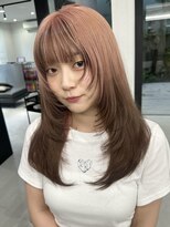 リムレスバイサンク 万代 新潟駅(LIMLESS by cinq)&nbsp;新潟万代ブリーチデザインカラーインナーカラーアンブレラカラー