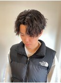 men's 大人気!シャドウパーマ