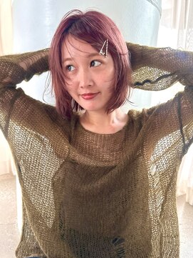 ディッセンバー 神宮前(December) 暖色カラー/ピンクカラー/ケアブリーチ/渋谷