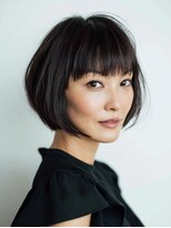 アンサ 小倉店(ANSA)&nbsp;黒髪コンパクトボブ｜上品ミニマムヘア