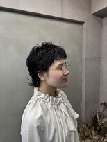 ファビ 渋谷(Fab)&nbsp;くびれヘア/暗めカラー/アプリコットオレンジ/縮毛矯正