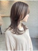ミディアムレイヤー”レイヤーカット*髪質改善*ベージュブラウン