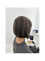 アイニ 天王寺アポロ店(aini)&nbsp;立体感アンブレラカラーで魅せる、艶ボブ。