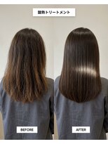 SENJYU 名古屋 名駅【髪質改善 縮毛矯正 白髪ぼかし特化サロン】【4/1OPEN（予定）】&nbsp;髪質改善/酸熱トリートメントで艶髪ミディアム