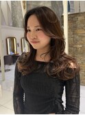 ロングレイヤー　目白　美容室　一戸里奈