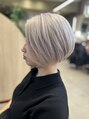 ヘアーザラブズラフズ オーガニカ 北九州(HAIR THE LOVES LAUGHS ORGANICA) ホワイトカラーです!白っぽいカラーも大人気カラーです!!