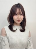 ワンカールで簡単レイヤースタイル/顔まわりカット/谷町四丁目