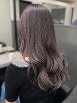スターズ 柏(STARS)&nbsp;ラベンダーグレージュ ブリーチダブルカラー 顔周りカット 20代