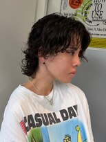 ウーズ ハラジュク(Ooze.HARAJUKU) ハッシュカットグレージュデザインカラーツートーンカラー原宿