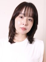 ヨファ ヘアー 芦屋店(YOFA hair)&nbsp;似合わせカット30代40代50代ハッシュカットミディアム0901