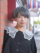 トランク 金剛店(tranq)&nbsp;白髪をデザインボブでおしゃれに
