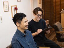 Loufreasy Homme men's salon 代々木/新宿/北参道/ヘッドスパの雰囲気（代々木1分/男性トップスタイリストのマンツーマン制メンズサロン）