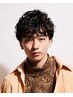 『メンズパーマ人気NO.1』メンズカット+ツイストスパイラルパーマ ¥13500
