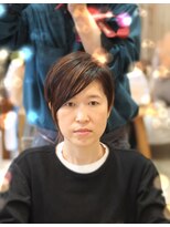 ココアール けやき通り(COCO.R)&nbsp;ナナメ前髪・耳掛けショート　「ショートボブ」