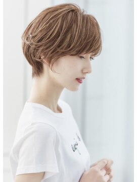 ミチオ ノザワ ヘアサロン ギンザ(Michio Nozawa HAIR SALON Ginza) 横顔美人☆顔周りレイヤー☆斜めバング☆大人ガーリーハイライト