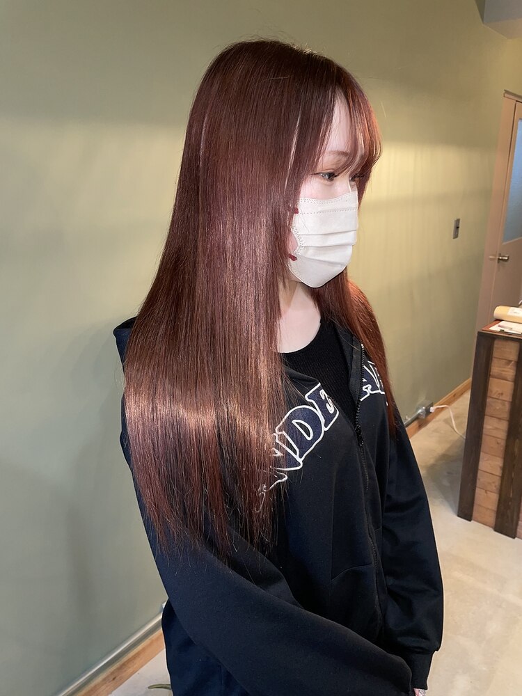 赤毛ロングヘアSTYLE【シールエクステ】：L181100729｜クオン(kuon)の 