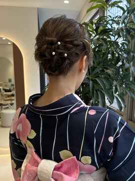 ビオラバイフーガ 綱島(Viola by FUGA) 浴衣＊ボブ＊アップスタイル