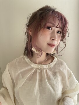 アールイーノウン 阿倍野区昭和町店(re; nown) 大人可愛い20代30代40代小顔ウルフレイヤーボブ丸みショートボブ