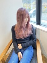 フレーム 博多店(FRAME) 【和田】ホワイトピンク　ハイトーンカラー