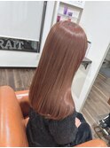 大人可愛いサラ艶ストレートヘア