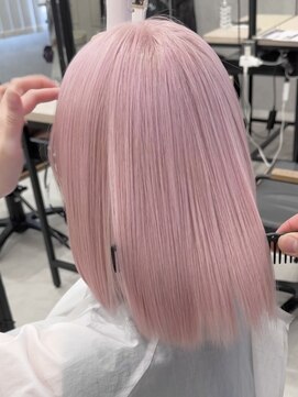 ロウル 渋谷(LOWRL) ホワイトピンク/ブリーチ