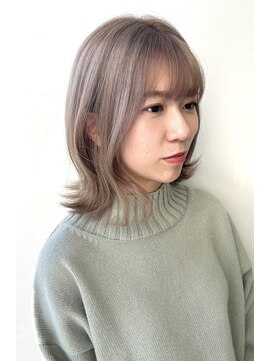 ロッティー(Lotti) クビレボブ×ミルキーベージュ@20代30代40代