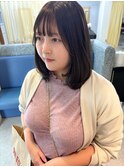 [ミディアムボブ/まろやかグレーベージュ/秋ヘア]髪質改善