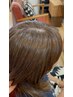 【40代50代大人女性】カット＋白髪を生かすデザインカラー￥20350～