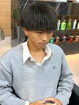 アッドバイケーツー 心斎橋(add by k-two Men's)&nbsp;ソフトツイストパーマ/メンズパーマ/メンズカット/黒髪/学割