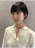 福井大和田コンパクトショートマッシュショート耳掛けショート
