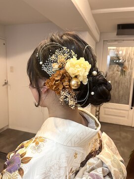 スリー(three) 成人式 ヘアセット 着付け