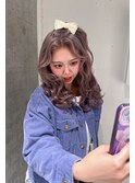 gray×beige color