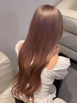 ベレーザ 渋谷(BELEZA) 15136ブリーチ＆ダブルカラーオリーブミルクティーベージュ